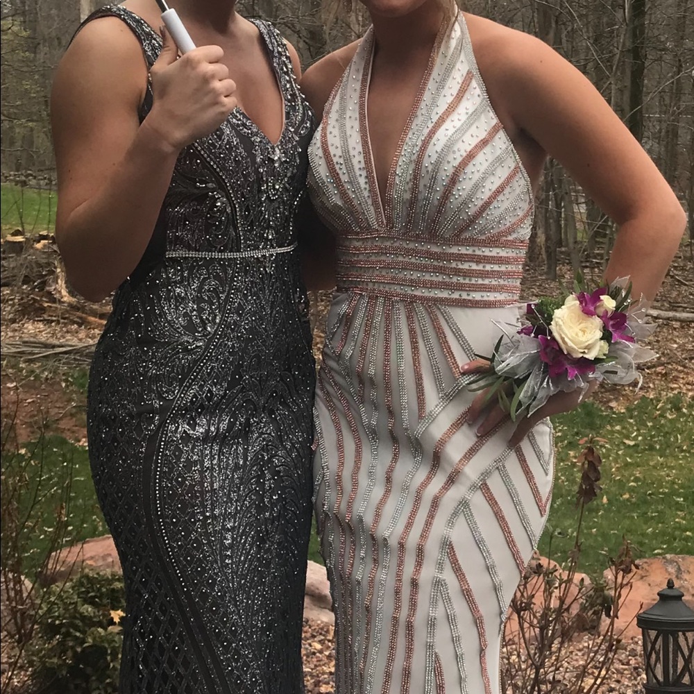 Jovani white prom dress!